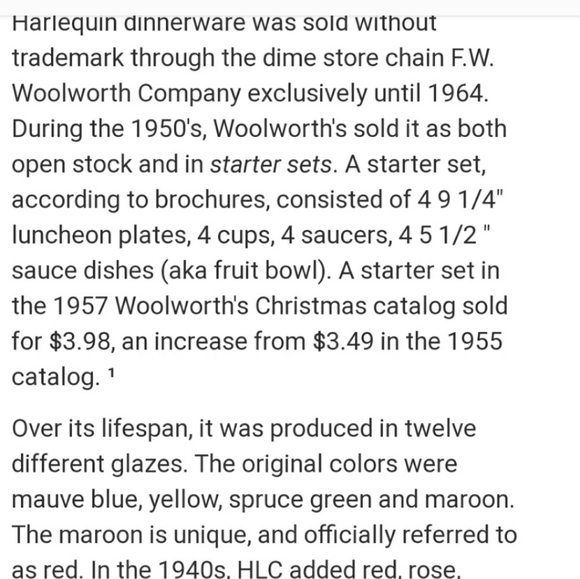 Vintage Homer Laughlin Harlequin Original Rose Color Pitcher - Picture 16 of 16